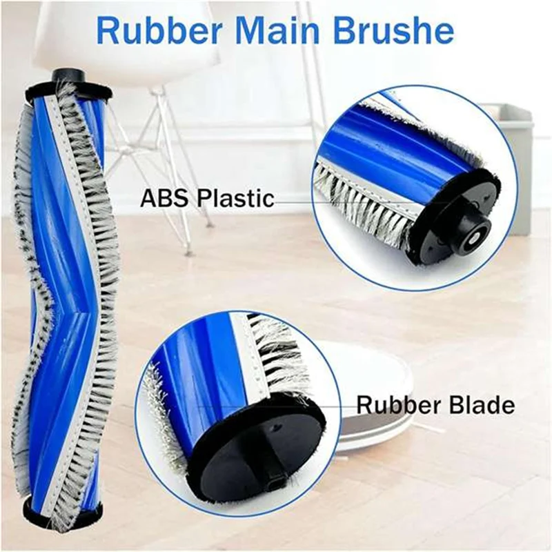 أجزاء المكنسة الكهربائية A02V-32PCS لـ ECOVACS DEEBOT X5 OMNI/X5 PRO OMNI/X5 PRO–قماش ممسحة، فلتر Hepa، فرشاة رئيسية وجانبية متضمنة