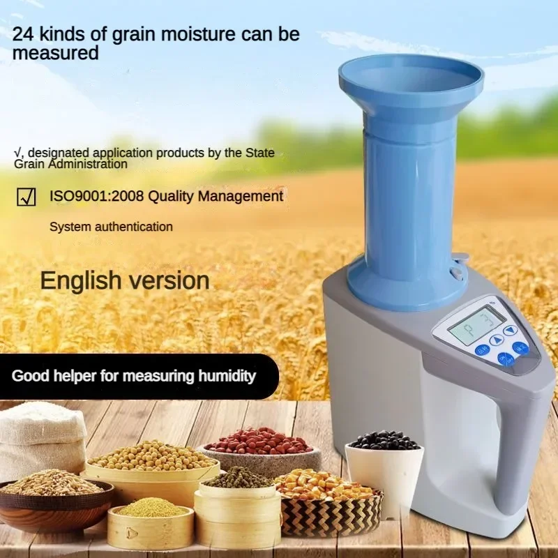 New LDS-1G Humidity Gauge Meter Tester Detector High Precision Automatic Digital Grain Corn Rice Wheat Moisture