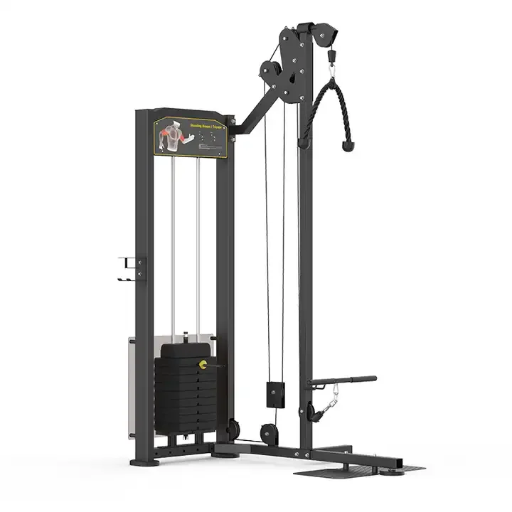 Lat Pulldown Gym Functional Machine，Exercises the back muscle groups with an adjustable resistance curve