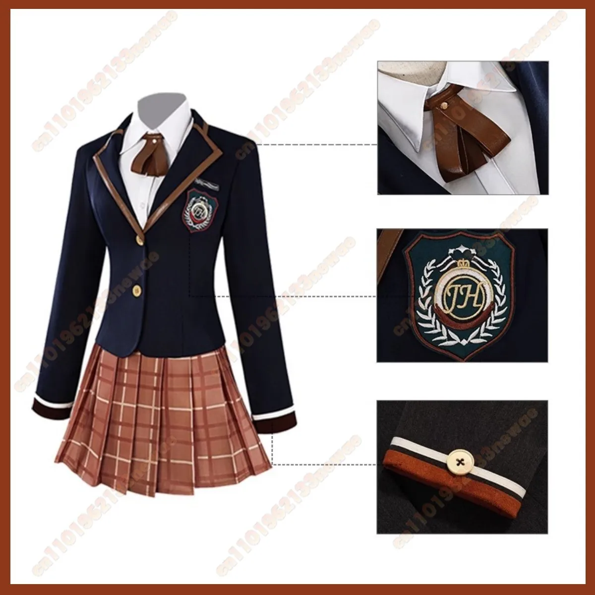 لعبة الحب والفضاء العميق كزفيا سيلوس زين لاعب البطلة تأثيري حلي النمط البريطاني زي مدرسي معطف رجل امرأة الحرم الجامعي مجموعة