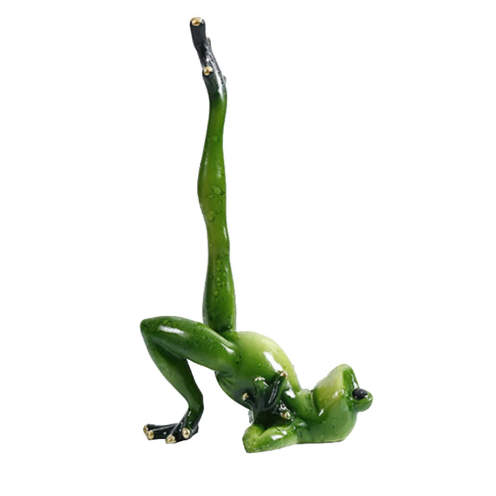 

Resin Yoga Frog Decoration Nordic Style Living Room Home Accessories Animal Desktop Ornaments Wedding Gift