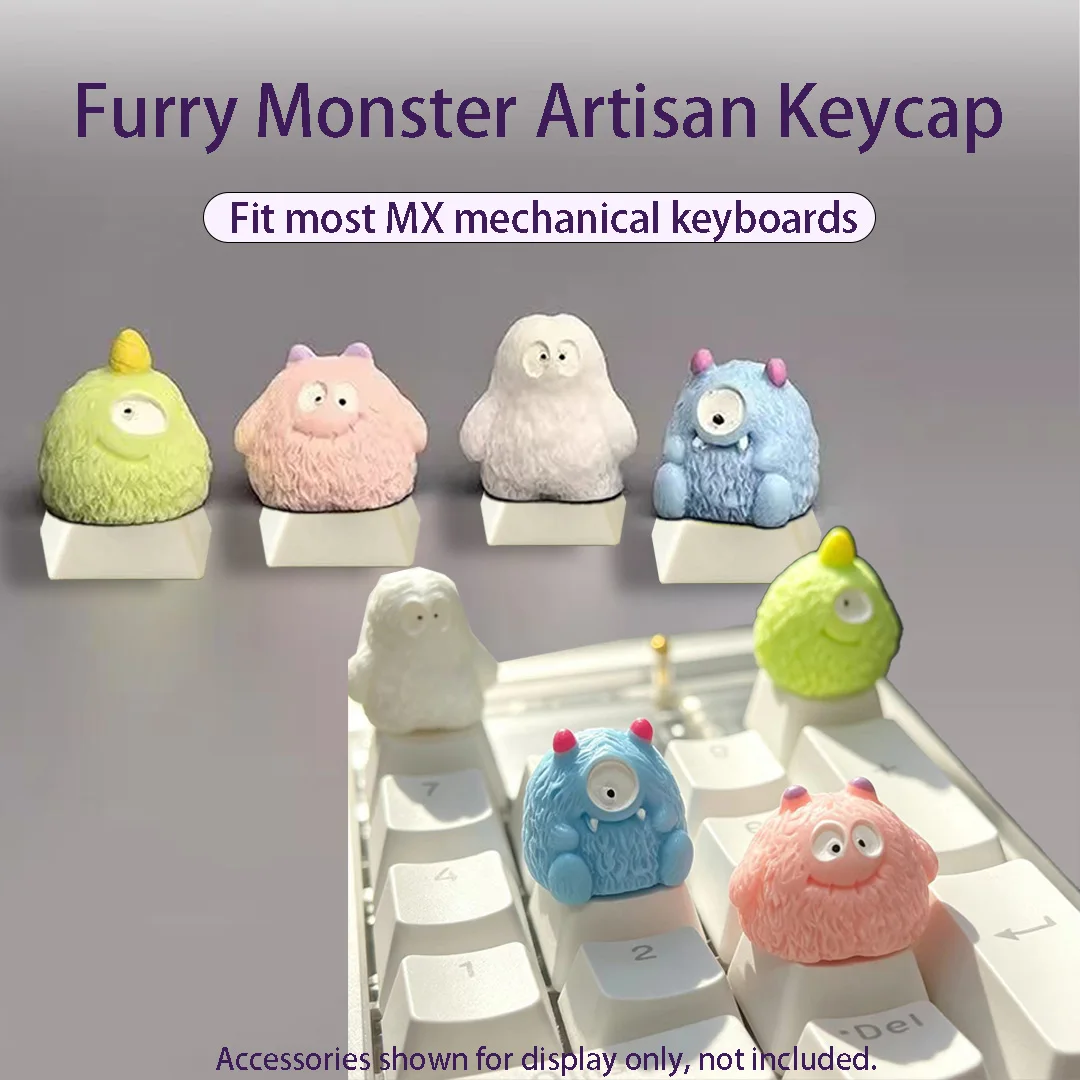 Cute Animal Doll Keycap, Capybara Artisan Key Cap for MX Switch Keyboard Decoration