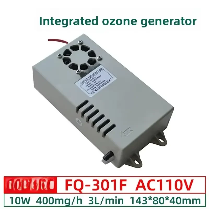 FQ-301F Ozone Generator Module with Air Pump Fan Cooling for Disinfection Machine Integration Compact Design Efficient