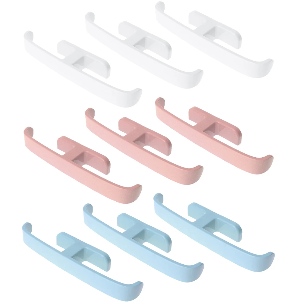 

9 Pcs Wall Mounted Slipper Rack Shoe Shelves ganizer Bathroom Storage Space Saver Eco Friendly Durability High Heels S Shoes