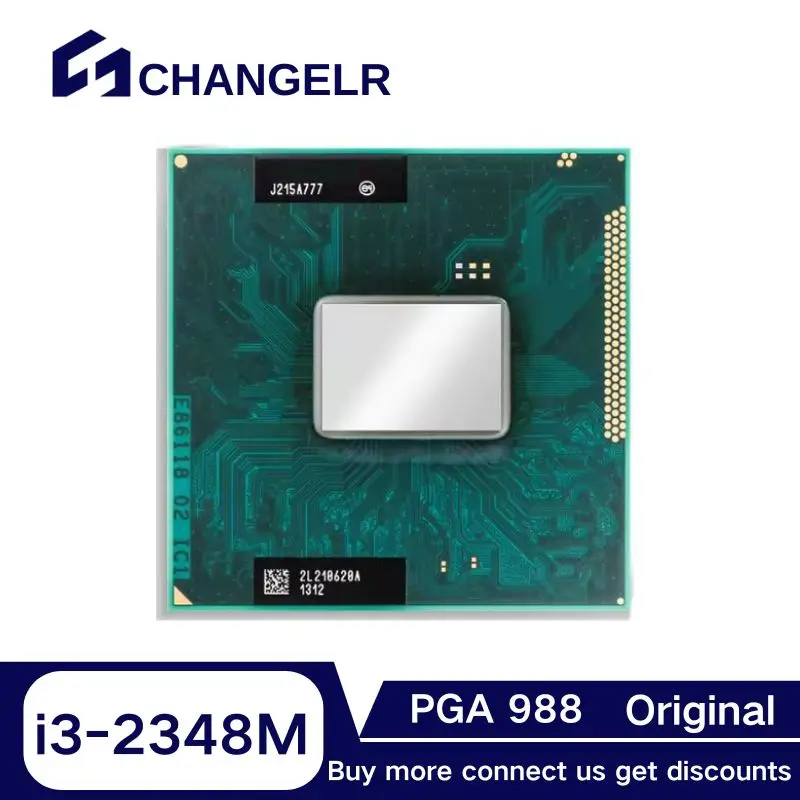 

Настольный процессор 3M кэш, 2,3 ГГц, i3 2348M PGA988 TDP 35 Вт, процессор для ноутбука HM65 HM67 QM67