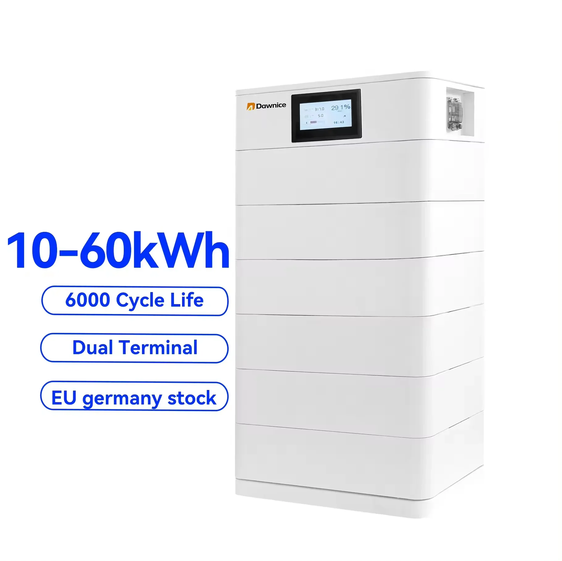 

Hot Selling 10Wh Stackable Lithium Battery Pack 51.2V 48V 5Kwh 10Kwh 15Kwh 20Kwh Expandable Lifepo4 Battery