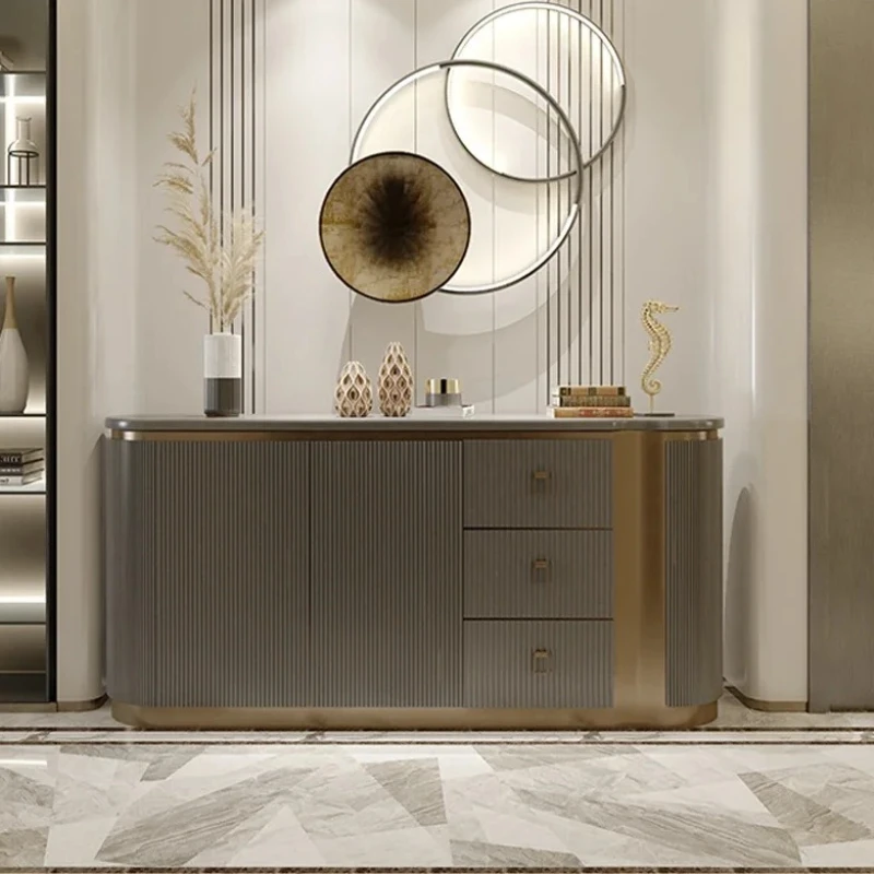 Storage Fashion Living Room Cabinets Decor Minimalist Buffet Morden Side Cabinet Ultra Thin Sideboard Woonkamer Kasten Furniture