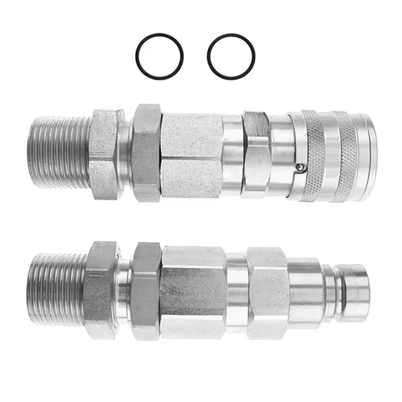 

A20F-Excavator Hydraulic Quick Connect Coupler 1Pair AT312877 KV13884 For 326D 280 332 325 17D 27C 4486230 4486229