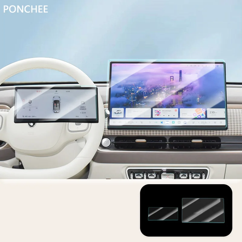 For GWM Ora 5 2026-2027 High-definition Tempered Film for Central Control Screen Dashboard Film Automobile Modification Supplies