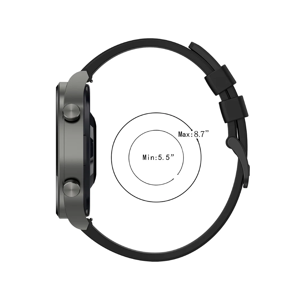 Soft Silicone Strap For Haylou Watch RS5/R8/S8/2 Pro Solar Lite/Plus RT3/LS05 GST/Lite RT/2/3 GS RS4/Plus Ls02 20mm 22mm band