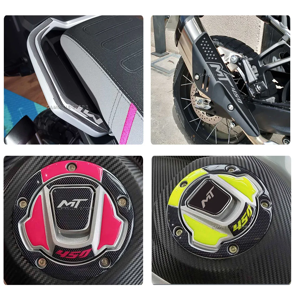 Voor CF MOTO 450 MT2024 Motorfiets Accessoires 3d Epoxy Brandstoftank Sticker Waterdichte Sticker Nieuw Gelanceerd Sticker Set