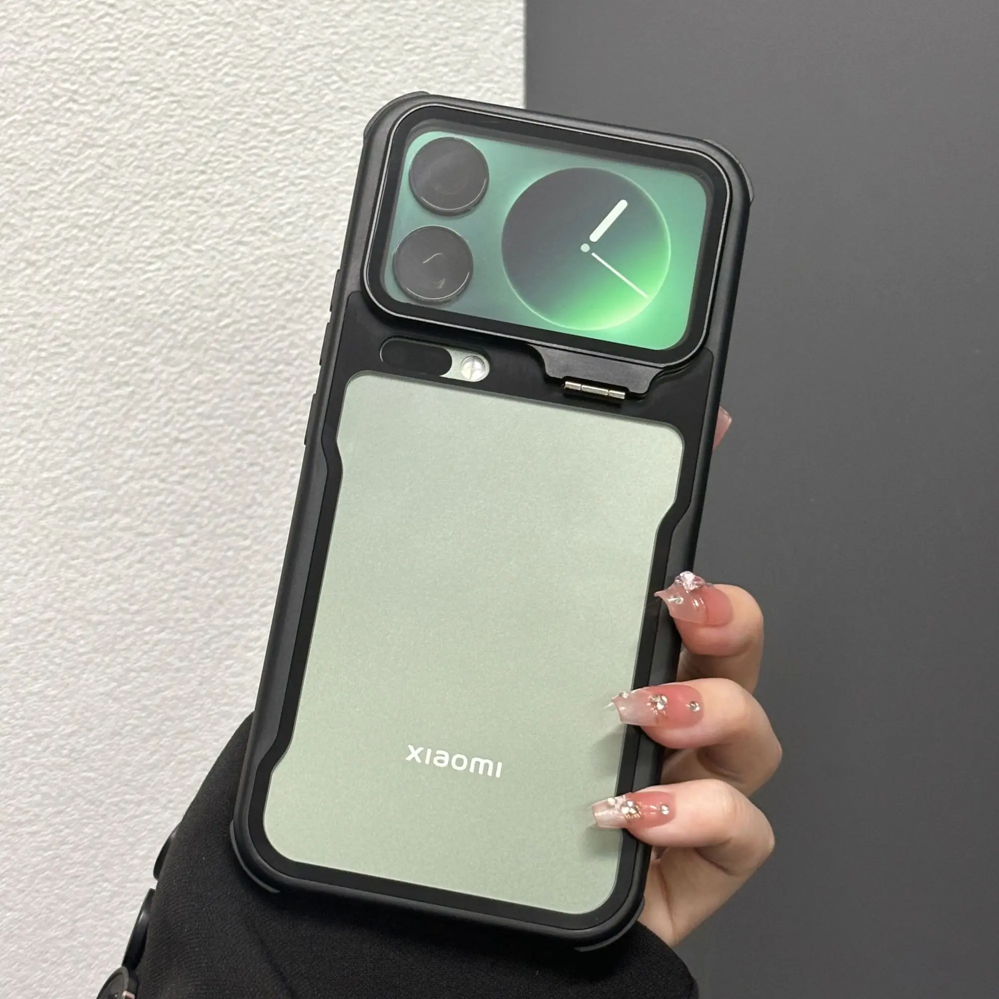 حافظة لهاتف XIAOMI 17 Pro Max غطاء حماية لعدسة الإطار المعدني الأكريليك البسيط لهاتف Xiaomi 17 Pro Max ممتص للصدمات Funda #3