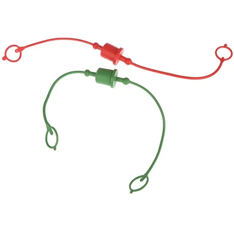 AA51 Hydraulic Quick Coupler 5Pairs 1/2 ISO-A Male Dust Cap And Female Plug Cover Fits Hydraulic Quick Disconnects