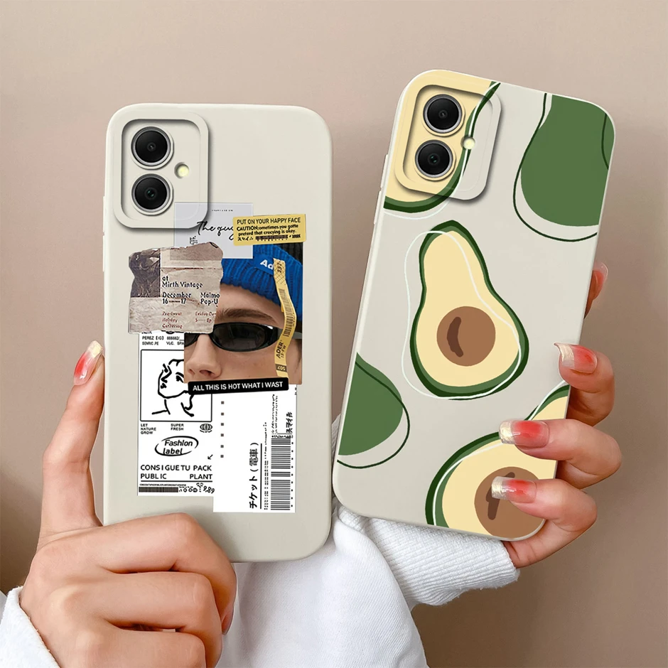 For Samsung Galaxy A06 4G 5G Case Fashion Cartoon Sweet Girl Cat Silicone Soft TPU Shockproof Phone Cover For SamsungA06 Fundas