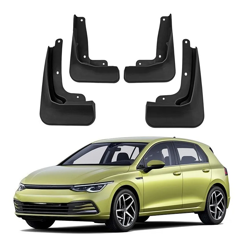 

For Volkswagen Golf 8 MK8 2020-2023 Mud Flaps Splash Guards Set of 4 Pieces Front & Rear Fender Protection Upgrade Accessories