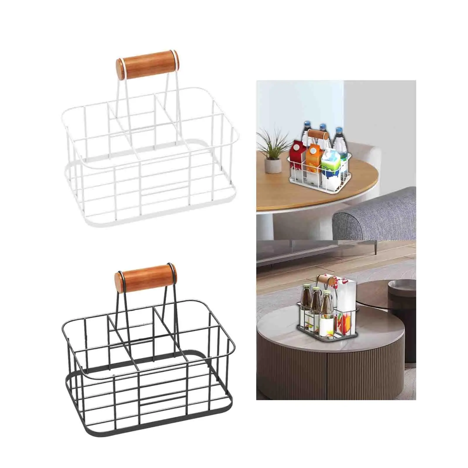 

Portable Multipurpose Wine Bottle Rack With Handle Kitchen Spice Storage Basket Wine Bottle Storage Rack Carrier