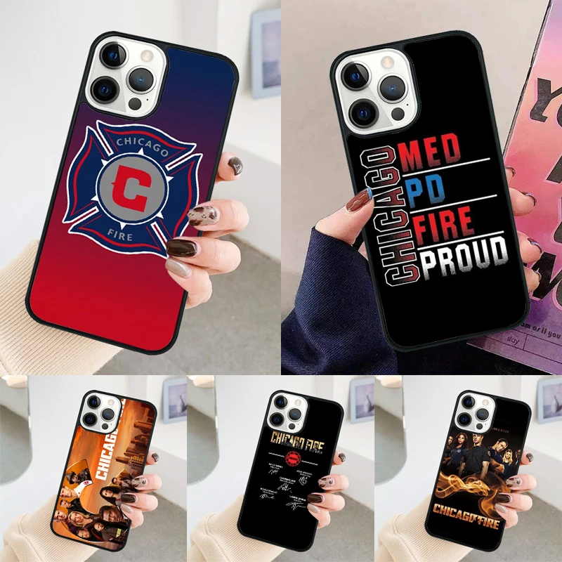 Chicago Fire TV Show phone case Cover For iPhone 14 15 16 Pro Max SE 2020 coque For apple 11 12 13 Pro Max Mini 7 8 Plus