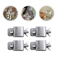 8 Pcs Welding Butterfly Clip Gasket Holder Cable Clamp Car Mini Small Metal Tool Gooseneck