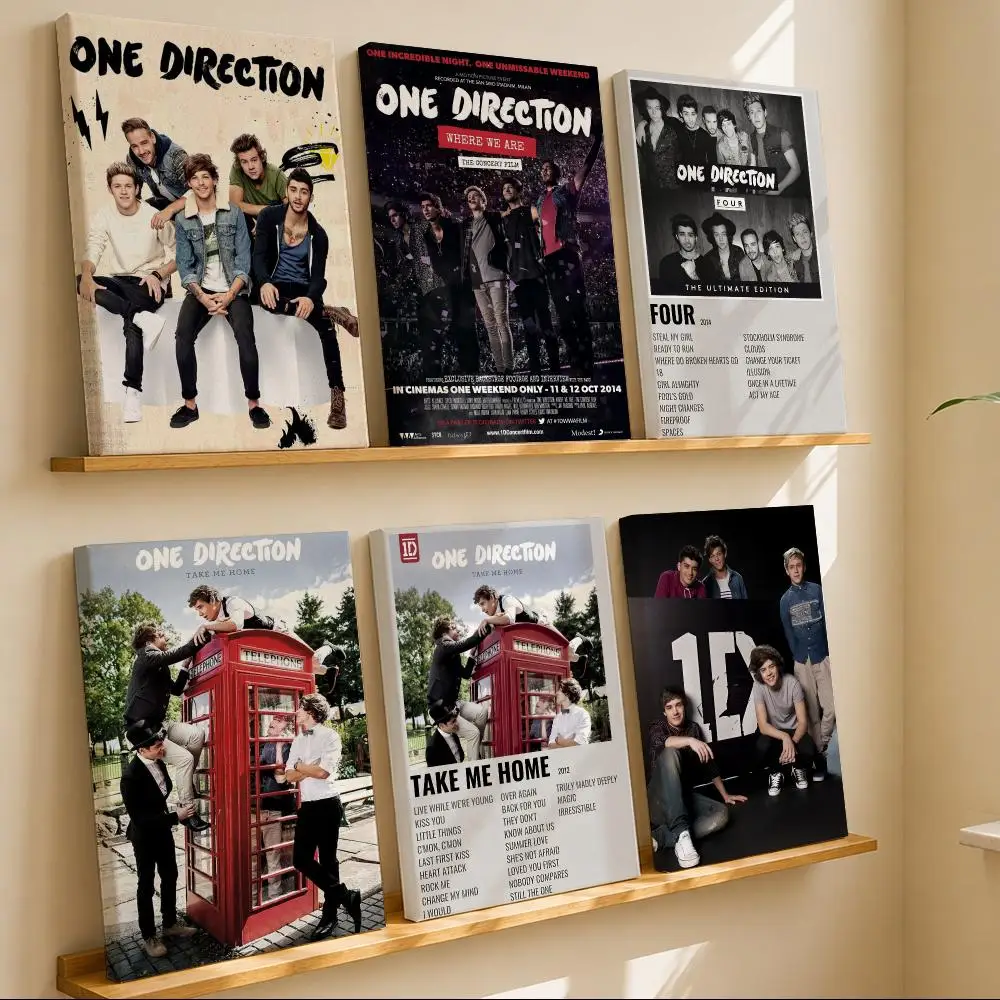 Pop Band O-One DirectionS Framed Wall Painting Framed Poster Wall Decor – Complements Any Wall Ambiance
