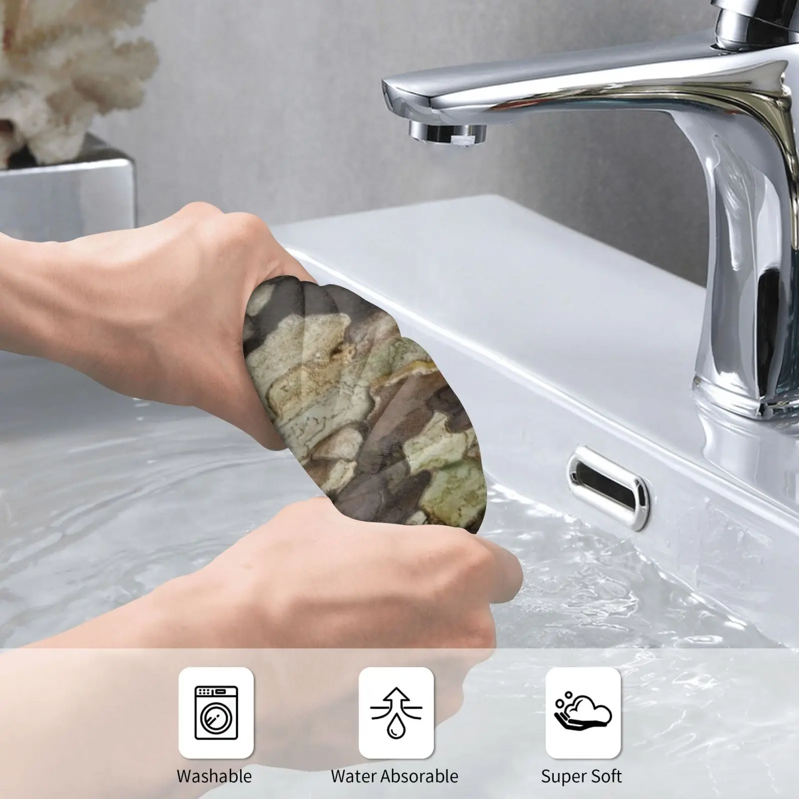 Barking Bath Towel Beach Cushion Bark Barking Nature Tree Case Cover Yellow Brown Green Camouflage Camo Wood