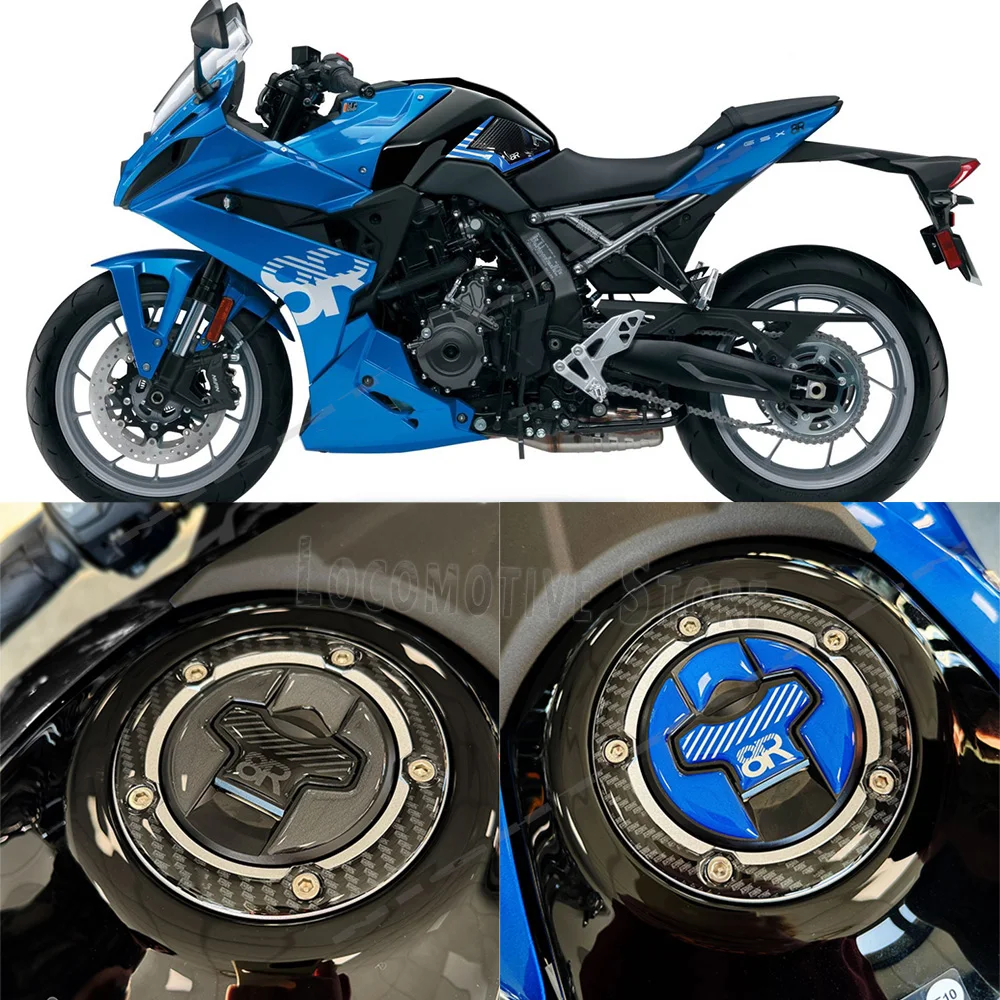 For GSX 8R GSX-8R 2024- Tank Pad Motorcycle Accessories 3D Epoxy Resin Sticker Protection Stickers Kit