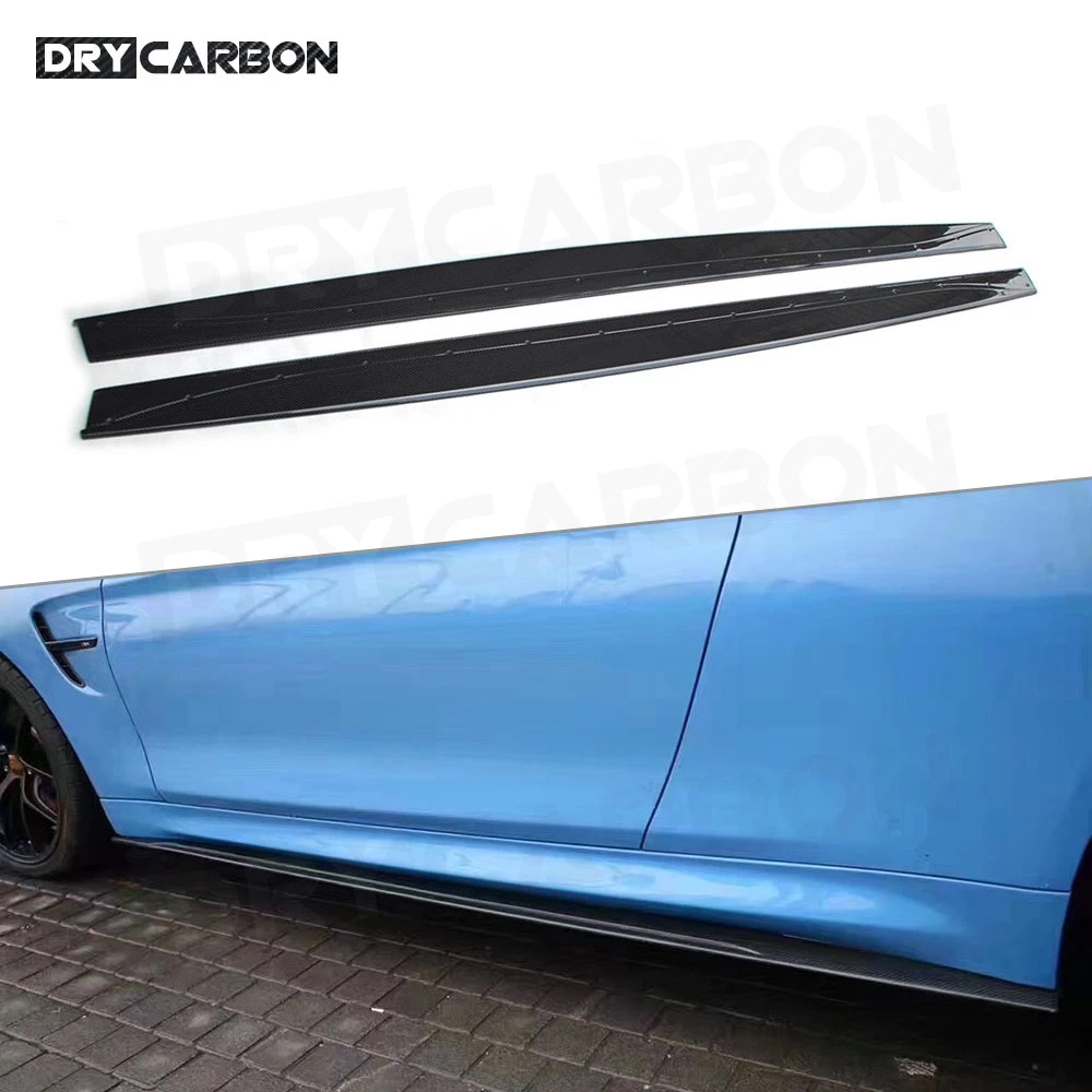 

Carbon Fiber Side Skirts for BMW F80 M3 F82 F83 M4 2012-2018 Door Bumper Side Skirts Apron Spoiler Body Kits