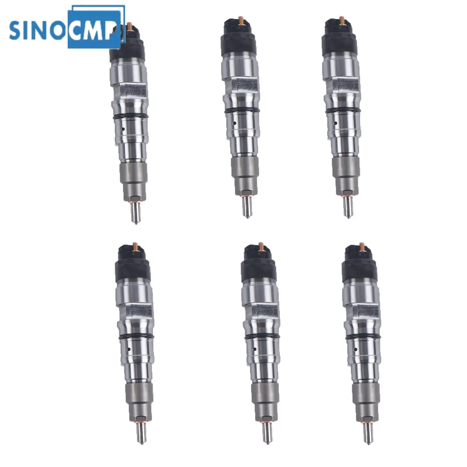 

6 шт. топливная форсунка 0445120268 400903-00046 для двигателя Daewoo Doosan DX140 DX225 DX340, запасные части для экскаватора, аксессуары
