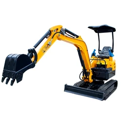 HW-20W Mini Excavator Diesel Digger 2 Ton Kubota Engine Hydraulic Crawler Excavator For Garden Home Tractor Tools Factory Custom