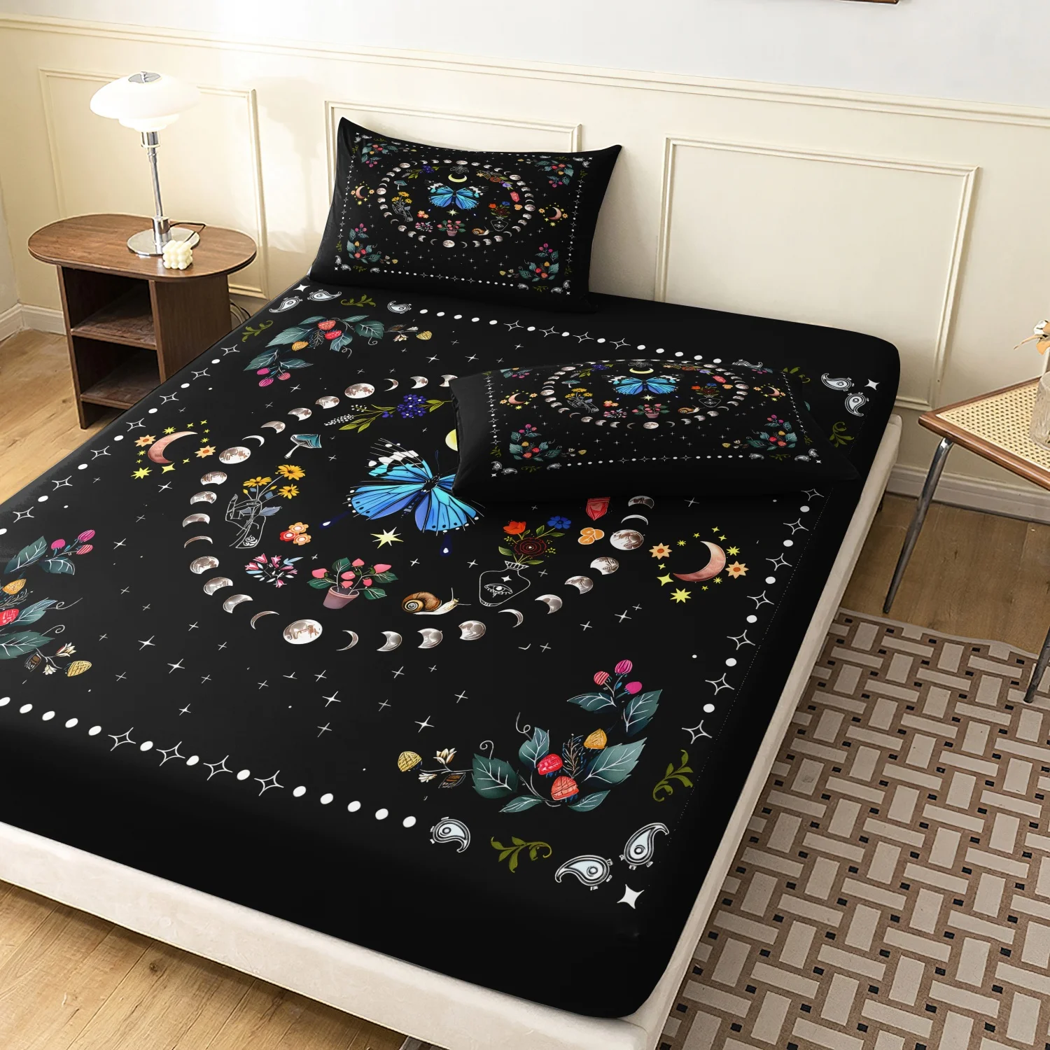 3Pcs Bohemia Floral…