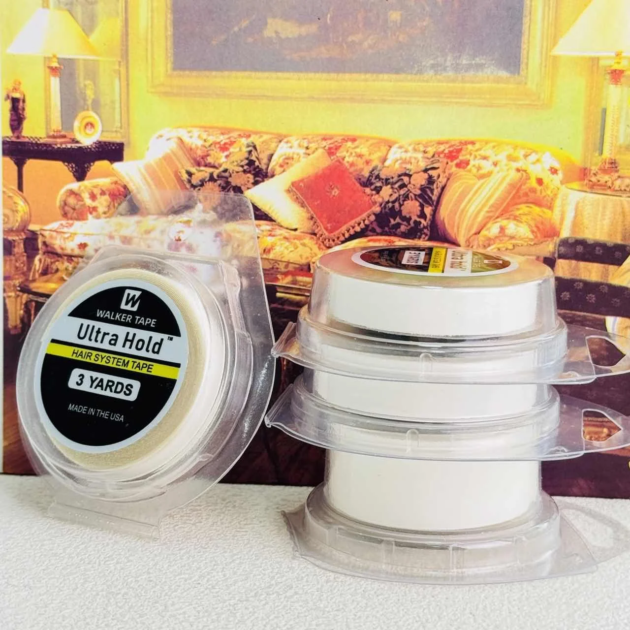 3 Yards Double Sided Wig Adhesive Tape With Box, For Hair Extension, Toupee and Lace Wig, Long Lasting Hair Adhesive Tape