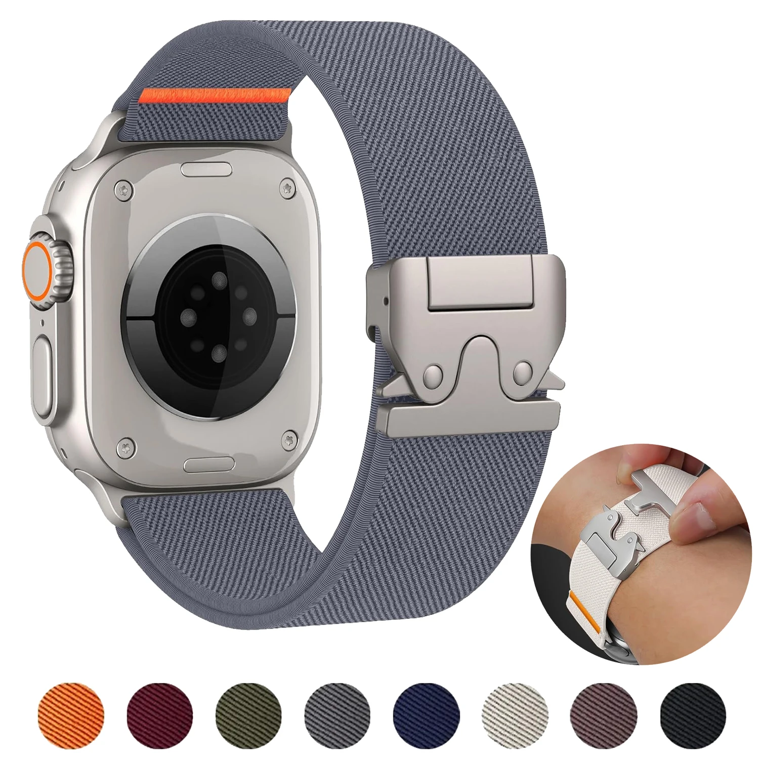 Parachute-Armbänder für Apple Watch 11/10/9, 46 mm, 42 mm, 45 mm, Ultra 49 mm, 44/41 mm, geflochtenes Armband, Correa, iWatch Series 8, 6, 7, SE3.