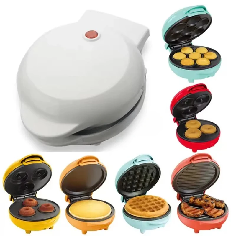 Snack Maker Machines Mini Cartoon Shaped Donut Pancake Maker Non-Stick Sandwich Waffle Maker Machine home use