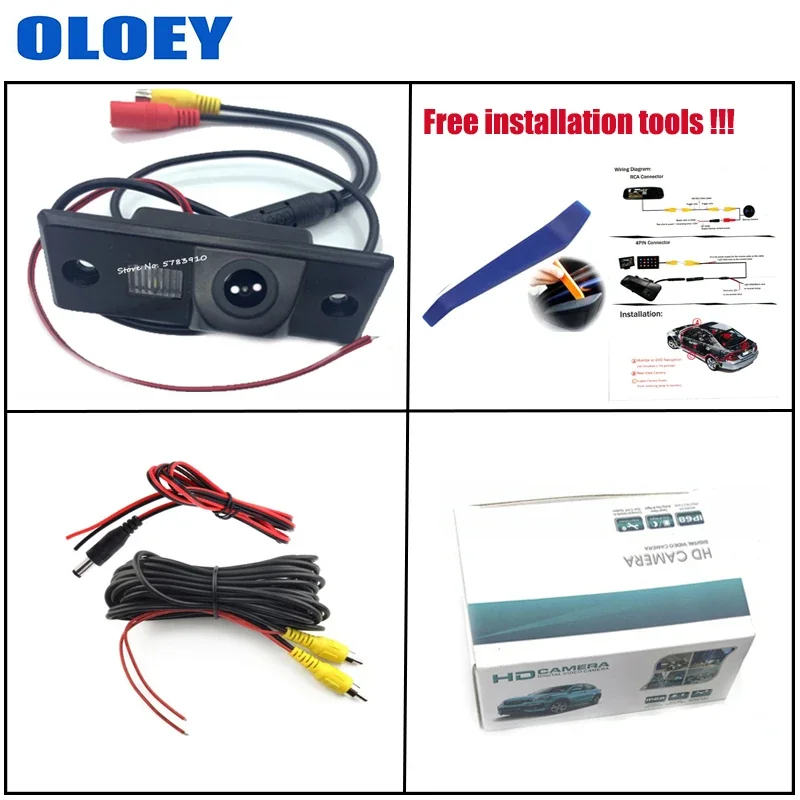 HD rear view camera For Porsche Cayenne 955 957 958 9PA 2002 ~ 2010 HD Night Vision Waterproof Backup Parking Reversing Camera