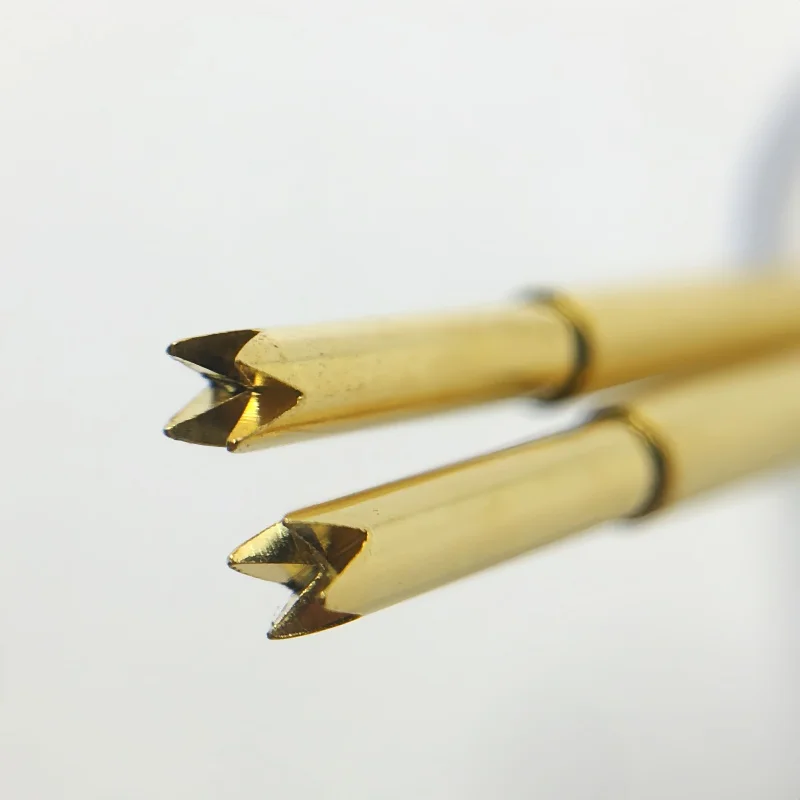 P125-Q1 P125-Q2 PCB Test Spring Test Pin Probe Test Tool 33.35mm 2.02mm 1.70mm Nickel Plating Gold Plating Crown Needle Pogo Pin