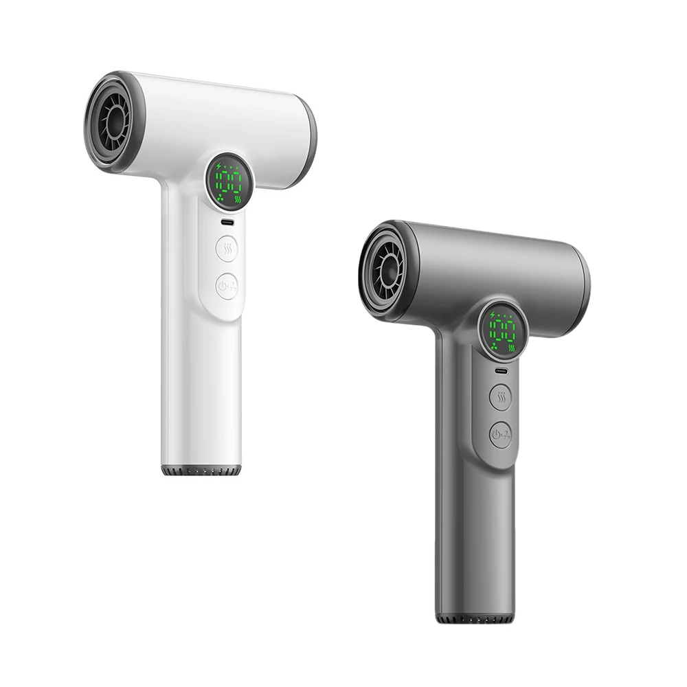 

Беспроводной портативный фен для горячей и холодной воды, 30000 об/мин, 100 скоростей, бесступенчатая регулировка, фен для дома и путешествий, аккумулятор 15600 мАч