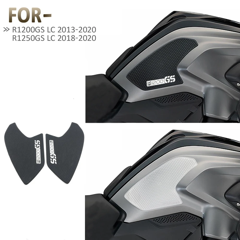 Motorcycle Non-Slip Side Fuel Tank Stickers Rubber Pad for BMW R1200GS LC 13-20 R1250GS LC 18-20 R 1200