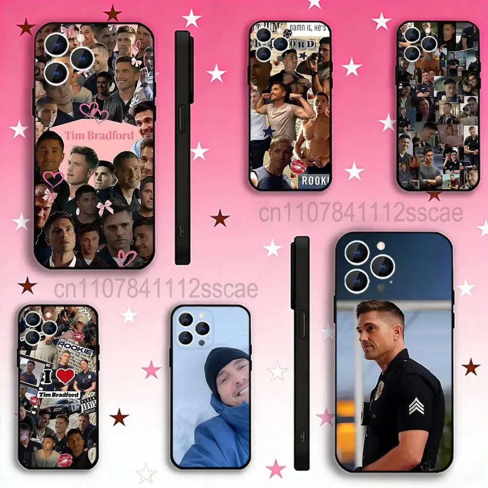 

T-Tim B-Bradford R-Rookied Phone Case For iPhone 17,16,15,14,13,12,11,Pro,Max,Plus,E,Air,Mini Black Shockproof Funda Cover