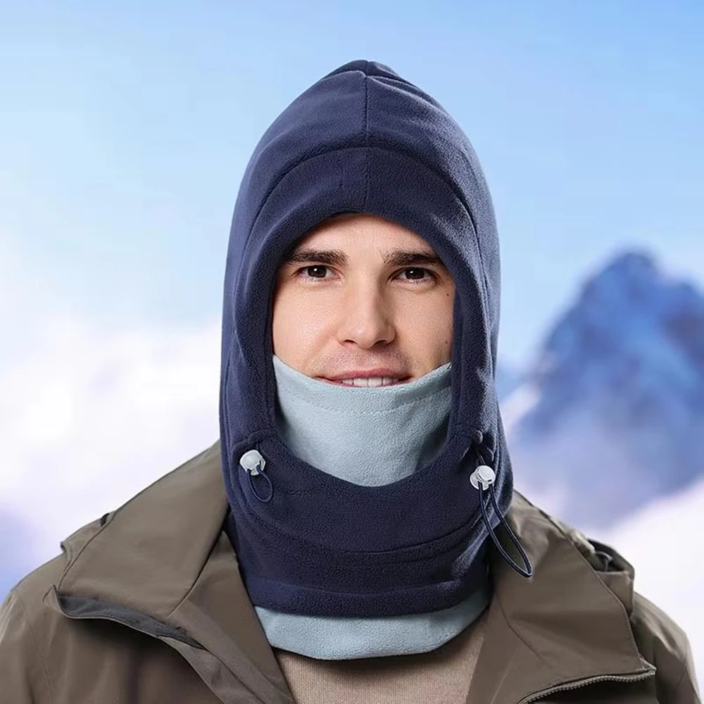 الرجال الشتاء قبعة النساء الدراجات وشاح قناع قبعة يندبروف الوجه تغطي الدافئة قبعة متماسكة Skullies Beanies قبعات