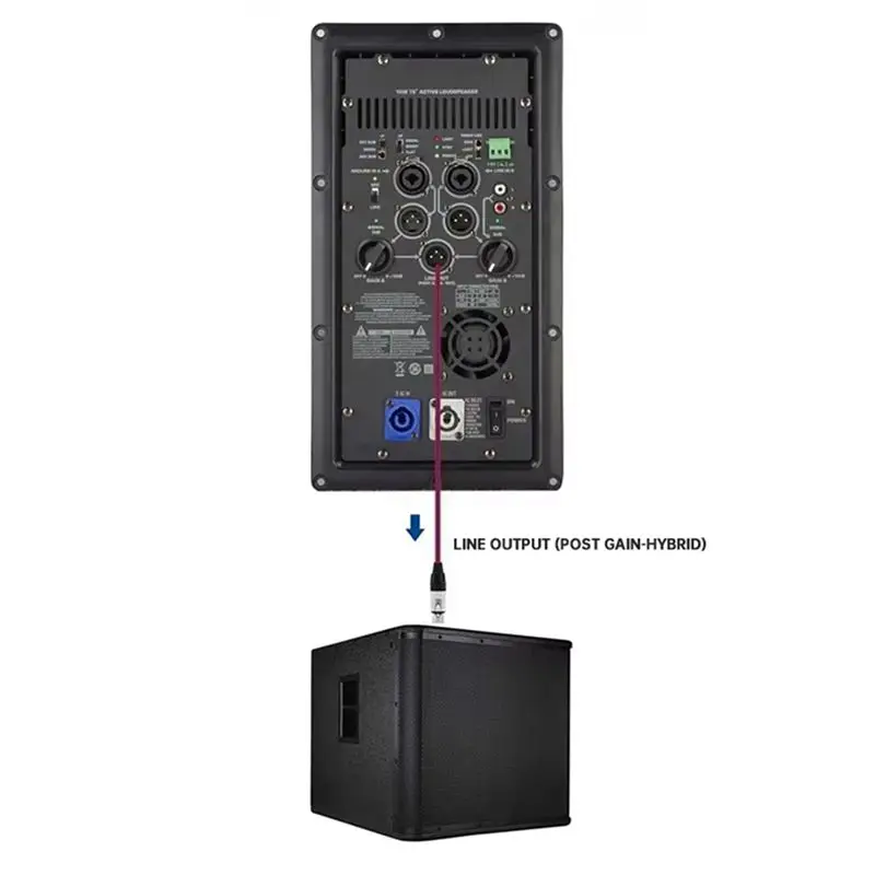 A25P 2X K12A Modulo amplificatore di potenza digitale professionale 1000W Amplificatore di potenza attivo in classe D ampio