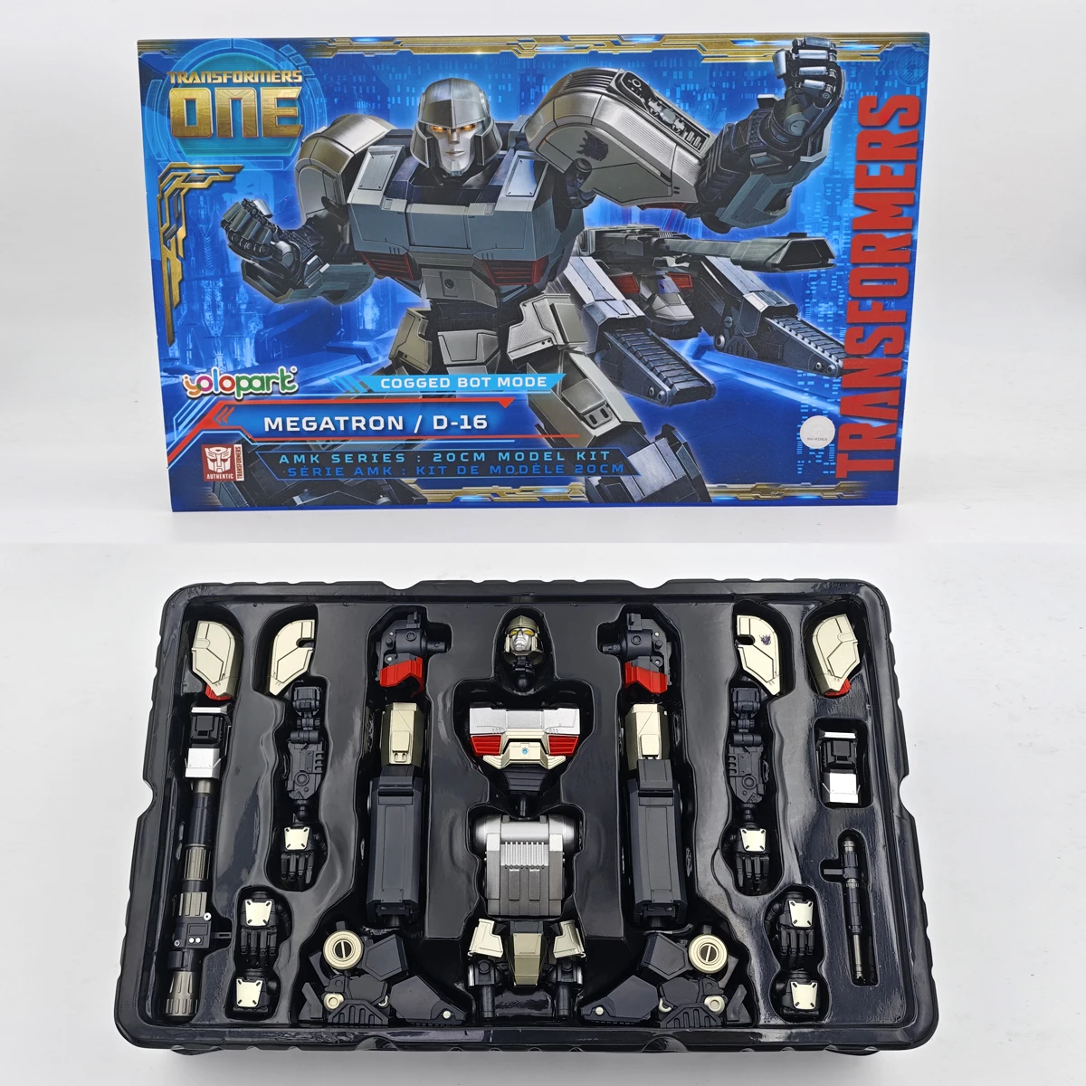 Yolopark Transformers One Toys Megatron D-16 Cogged Mode 20CM Model Kit Transformers Action Figures Toys