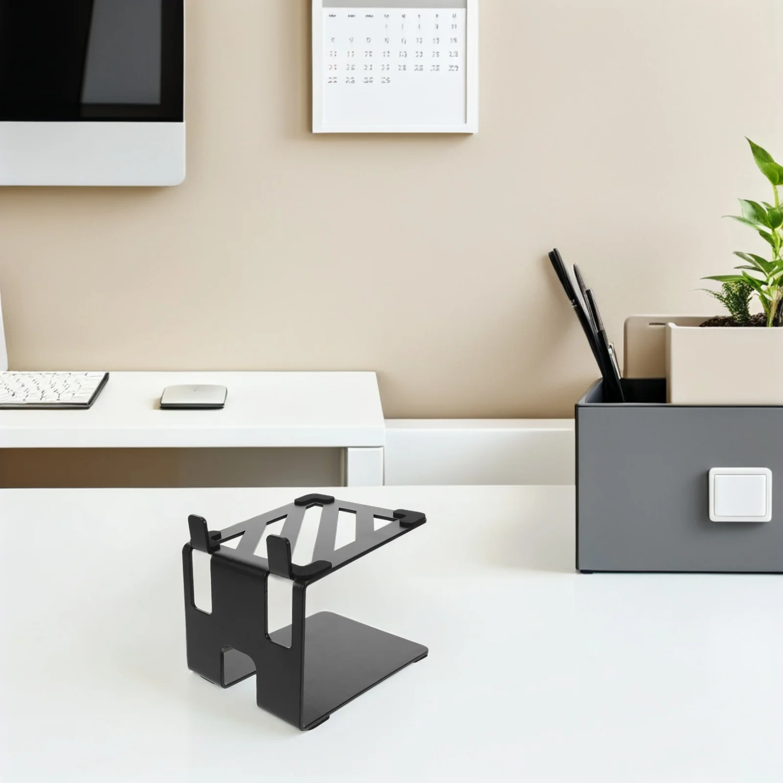 

Speaker Stand For Computer Desk Metal Support 18.5X13X14Cm Shock Mount Audio Riser Heavy Duty Desktop