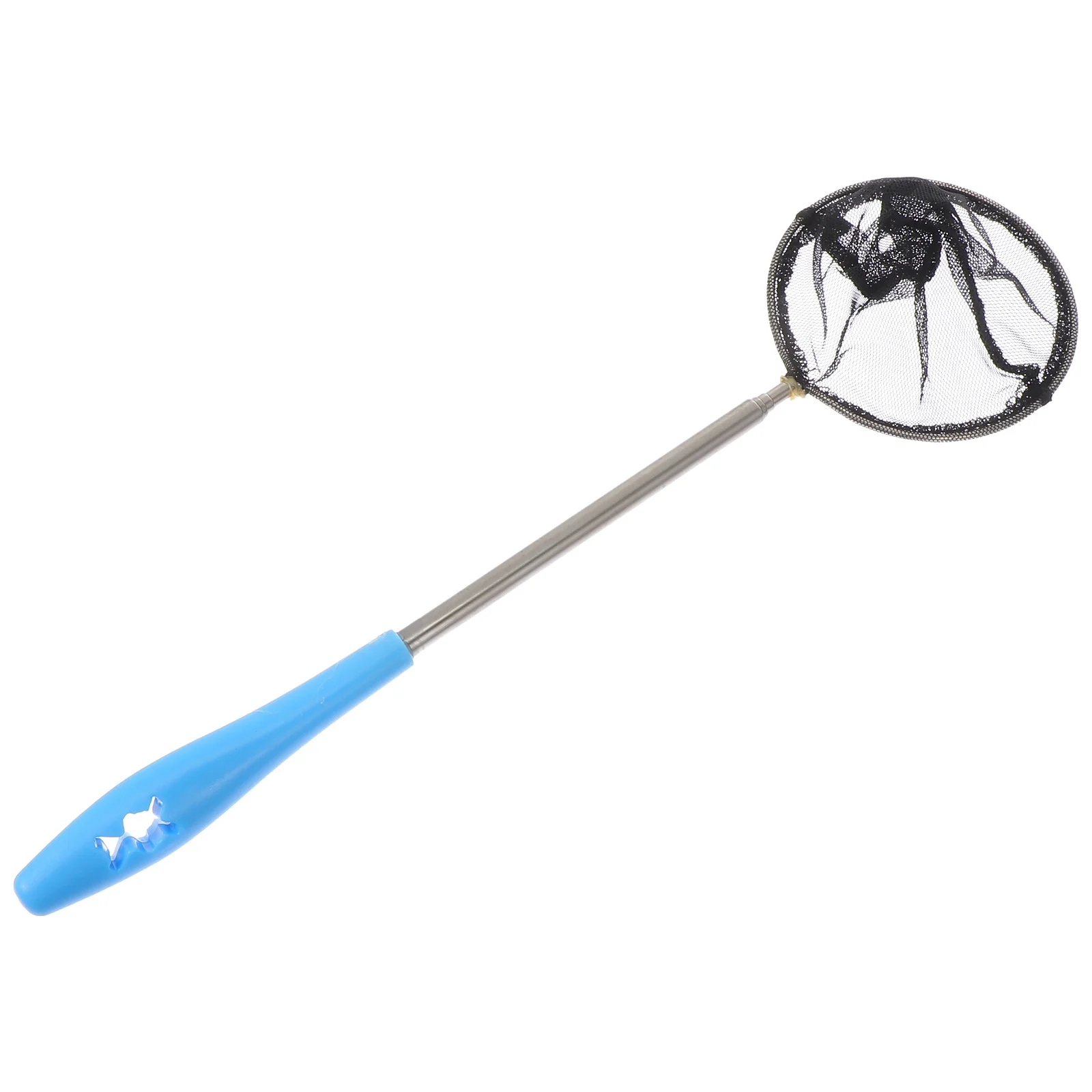 

1Pcs Retractable Fish Landing Net Fine Mesh Shrimp Net for Saltwater Freshwater Fishing Tackle Lightweight Travel Use