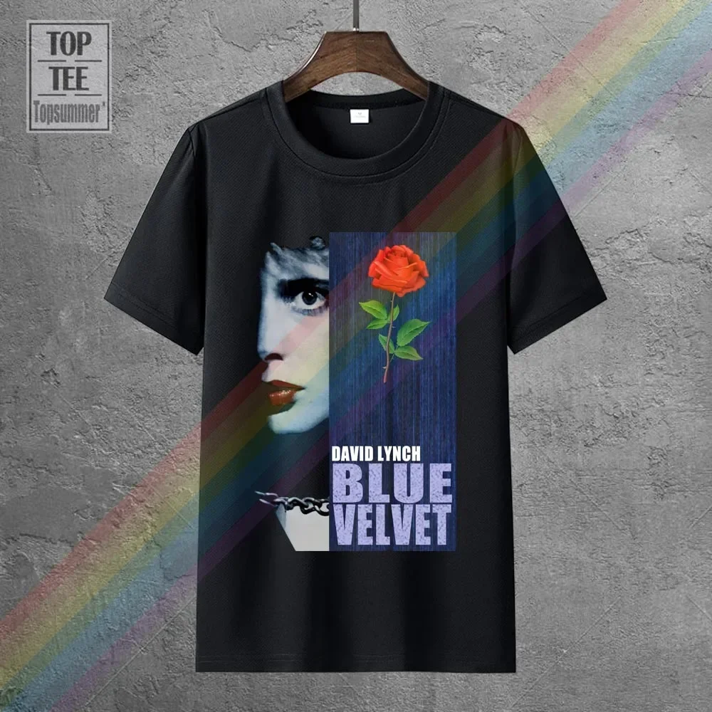 David Lynch Blue Velvet T Shirts Retro Gothic Tshirts Emo Punk Quackity Sweatshirts Black Tee-Shirt Hippie Goth T Shirt