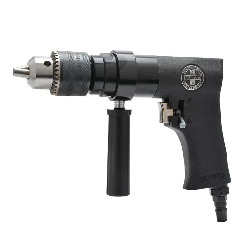 13mm 700rpm Gun Type Pneumatic Pistol Drill Forward Reverse Rotation Industrial Air Drilling Power Tool