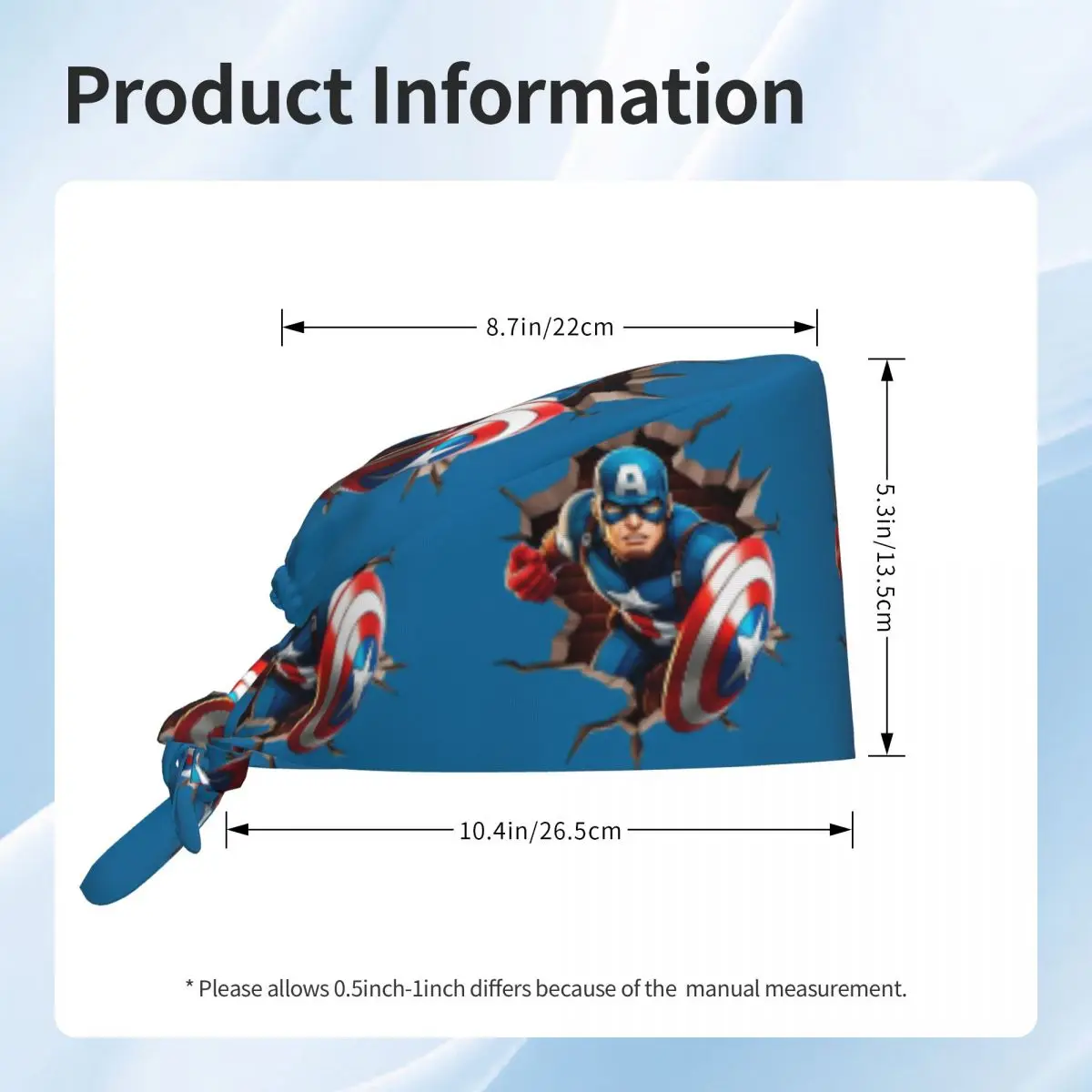 Изготовленная на заказ рабочая кепка для классического фильма «Капитан Америка», хирургические шляпы, крутая кепка для супергероя в операционной, шляпы оператора, лабораторная рабочая шляпа