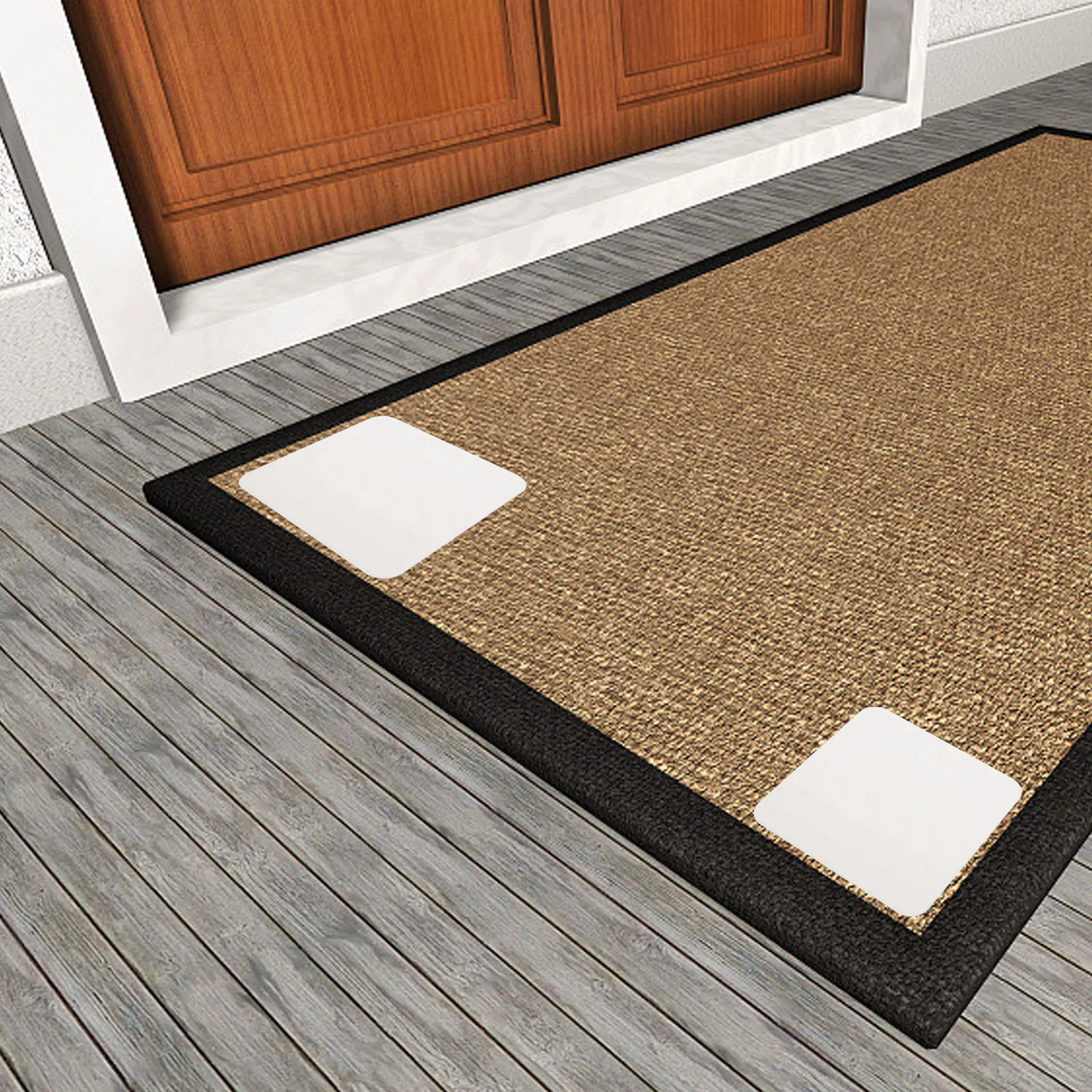 12 قطعة منصات الشريط عدم الانزلاق السجاد للبلاط الأرضيات الخشبية مكافحة الشباك البساط المثبت السجاد القابض الشريط للسجاد #6