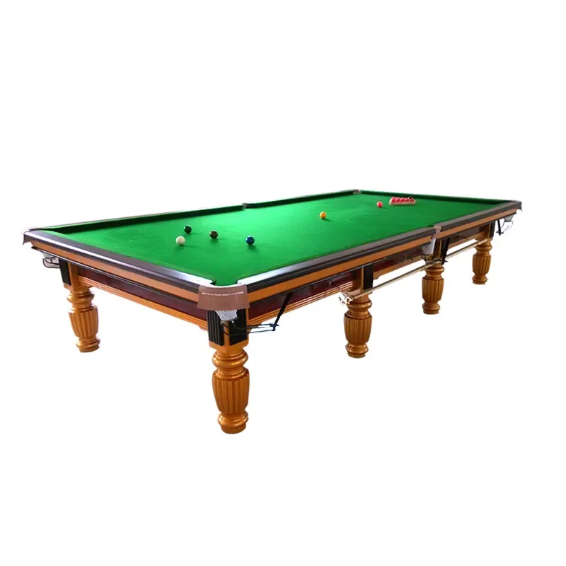 12ft Solid Wood Steel Pad Snooker Table Top Quality Slate Table Top Free Accessories Set