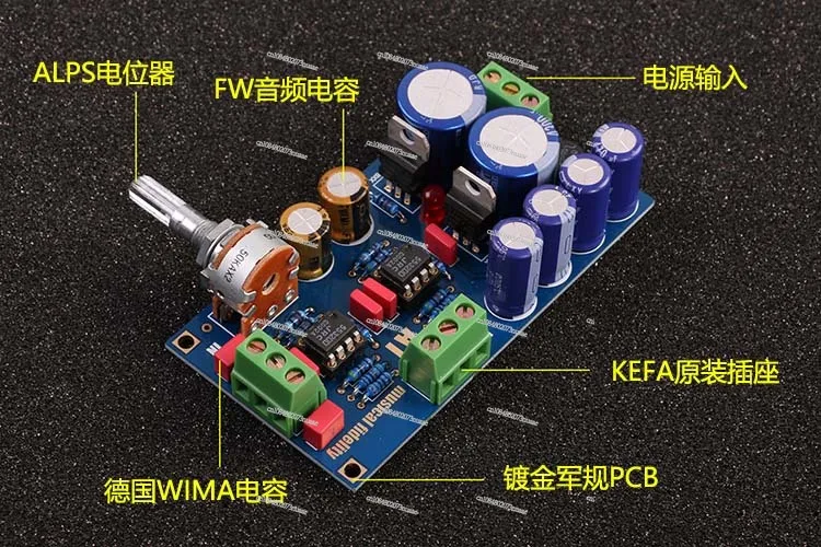 Fax Headphone Amplifier Audiophile Front/Parts/Kit New Generation/Music A1 Front Board/5532 Front,