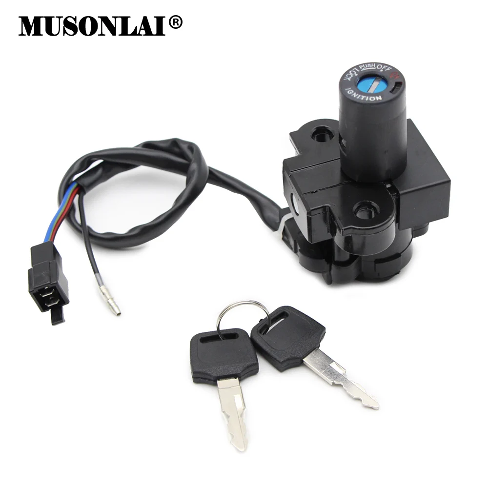 Ignition Switch Lock with Keys For Honda CB250 Hornet XL400V XL600V VTR1000F NX650 Dominator VTR250 MC33 CB400 CB400SF CBR250