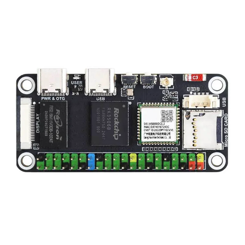 Scheda di sviluppo Linux squisita per Luckfox Lyra Zero W Micro con chip RK3506B e compatibilità Raspberry Pi Zero